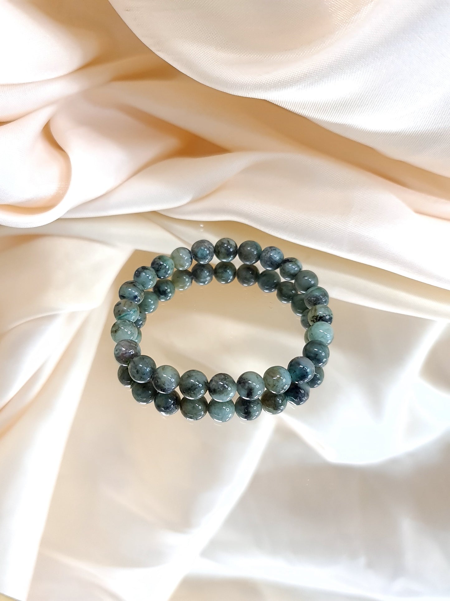 Emerald  (7.3mm Beads)
