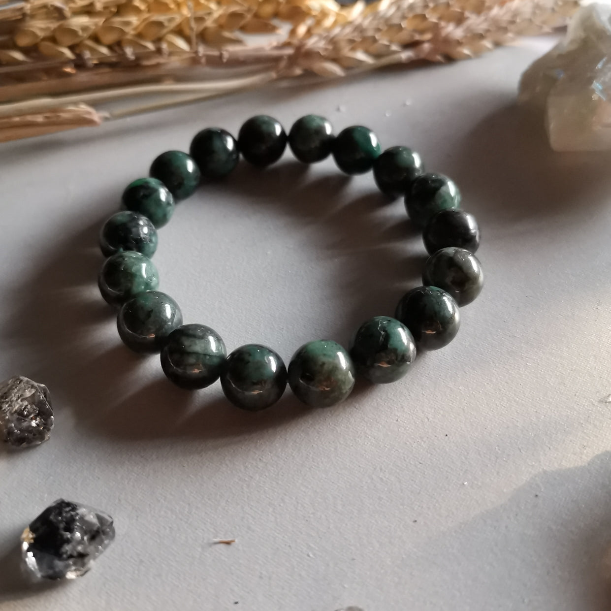 Emerald  (11mm Beads)